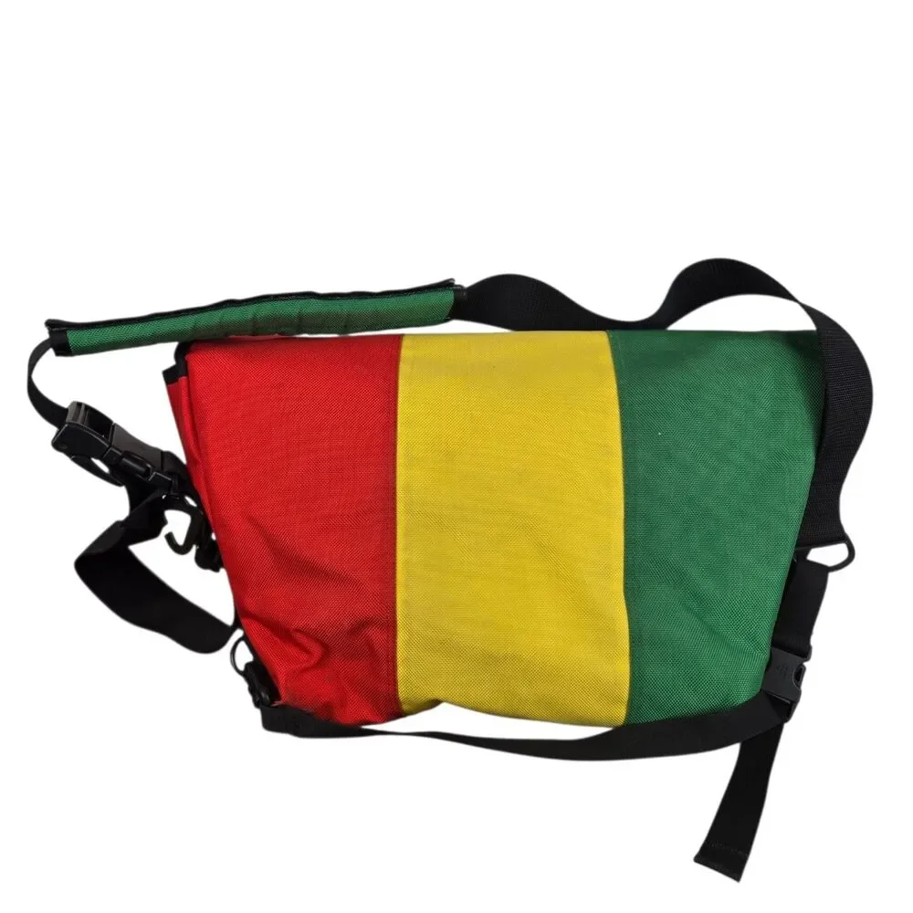 Timbuk2 Messenger Bag Rasta Laptop Jamaica Red Yellow Green Large 19